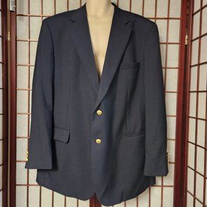 346 Brooks Brothers Blue Sport Coat Size 46L
